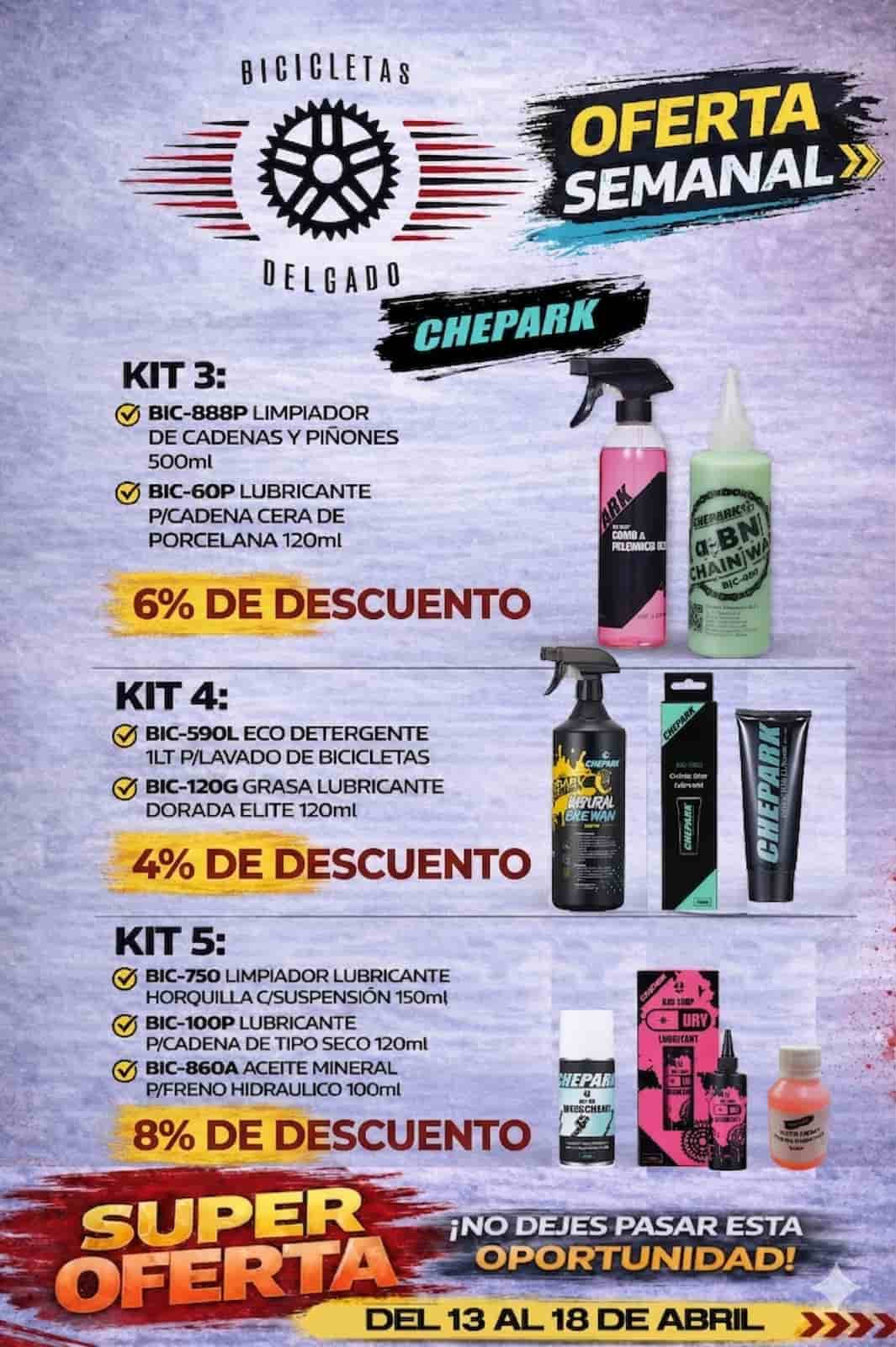 KIT 3 CHEPARK